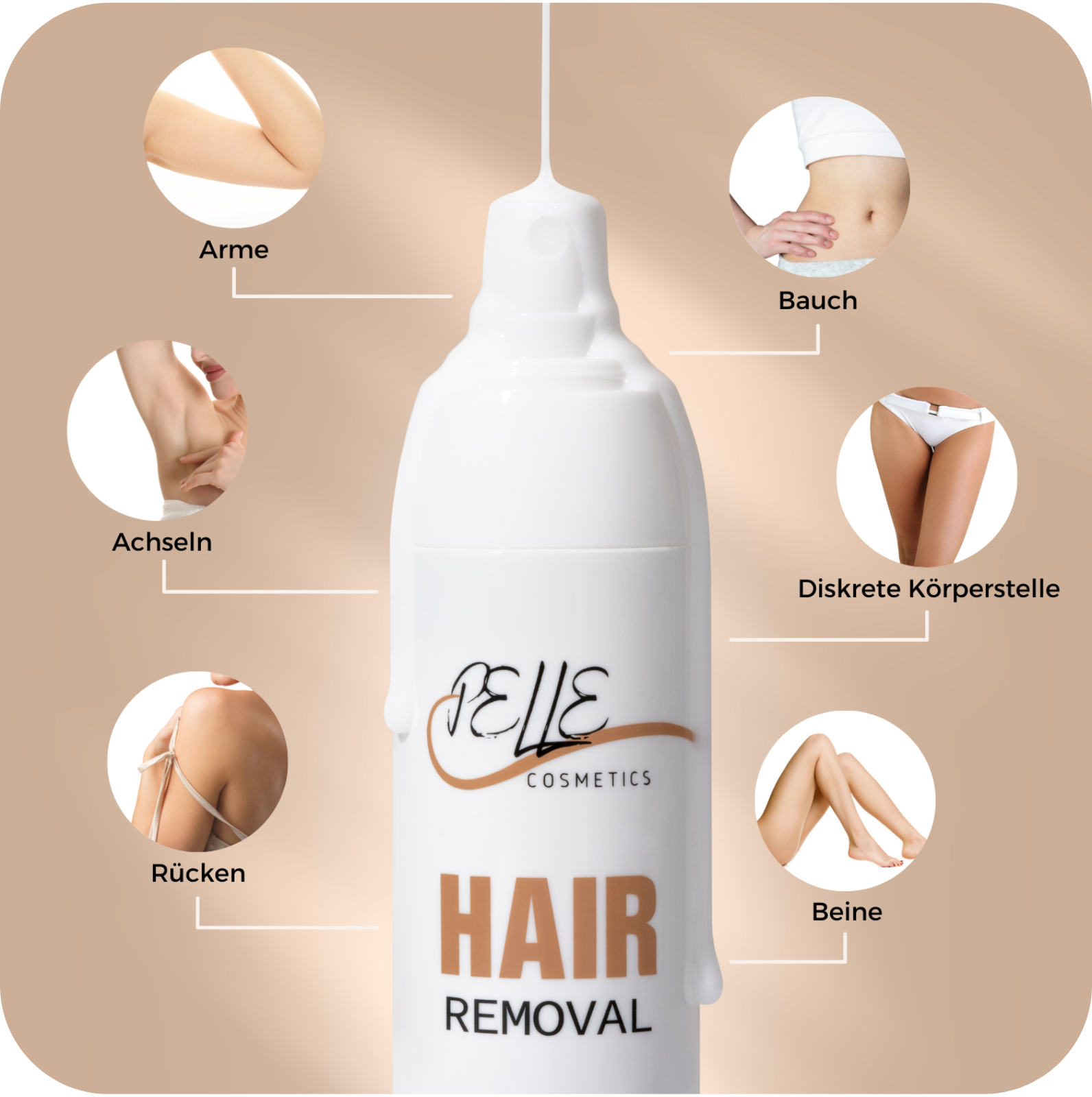 Pelle Cosmetics Haarentfernungsspray